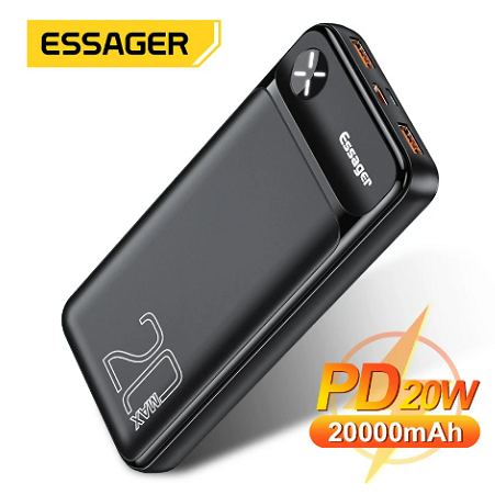 Bateria Externa Essager 20000mAh